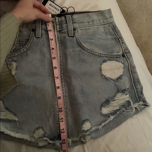 SOLD // LF CARMAR denim Beatrice skirt - Picture 4 of 6